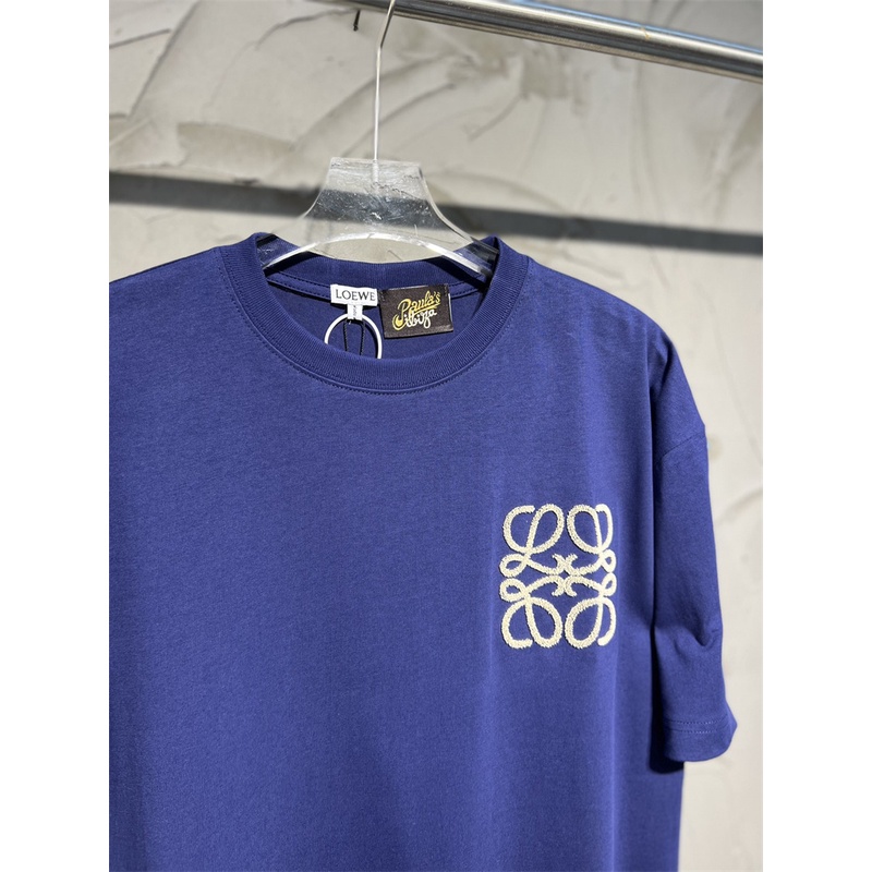 Áo Thun cotton Dệt Kim Tay Ngắn Cổ Tròn Thêu Họa Tiết Paula 'S ibiza L-O88E-W 88- Xu Hướng Thời Trang Đường Phố