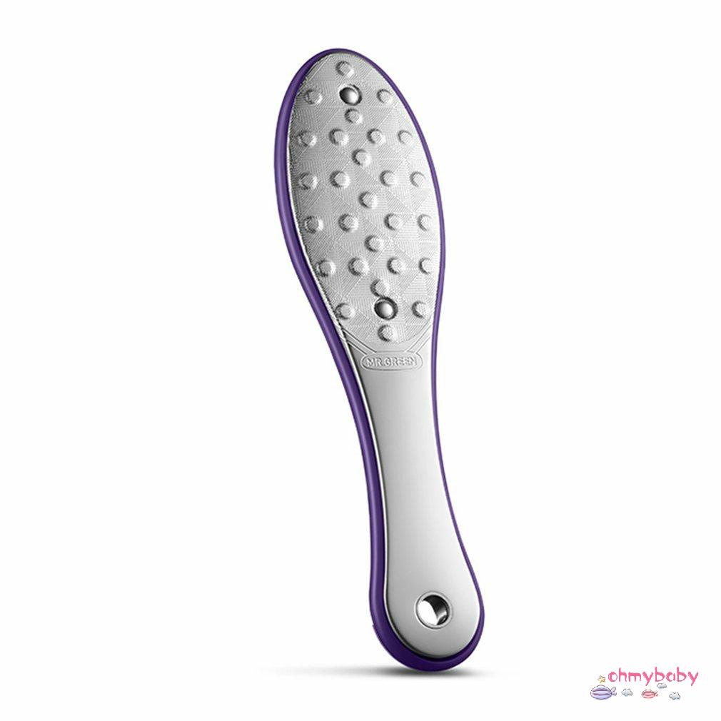 [OMB] Dụng cụ mài chân hai mặt bằng thép không gỉ làm móng Tập tin Callus Loại bỏ da chết [Z/14]