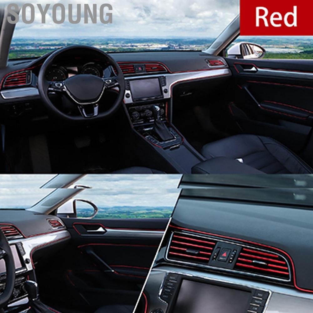 Soyoung Automobile Interior Trim Strip  Electroplating Elastic Car Dashboard Line for Vehicle