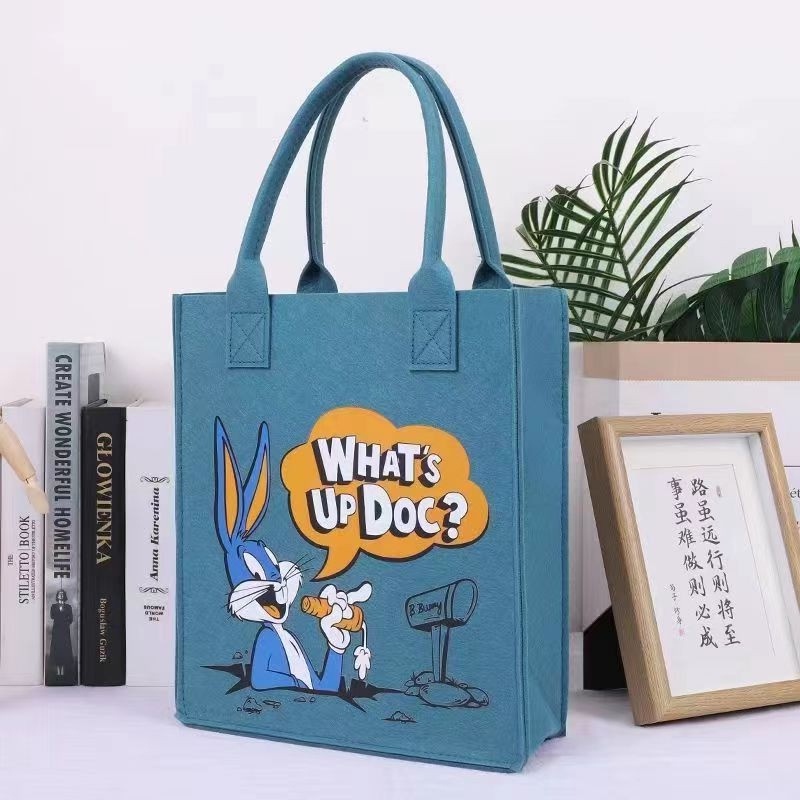 Túi tote cho nữ chất vải nỉ cao cấp, Túi xách tote nhiều hoạ tiết mang đi học đi làm tiện dụng Salaa Store