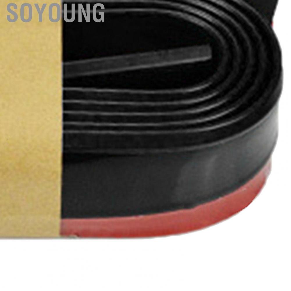 Soyoung Front Bumper Lip Protector Large Wrapped Foldable Rubber Stripe for Car
