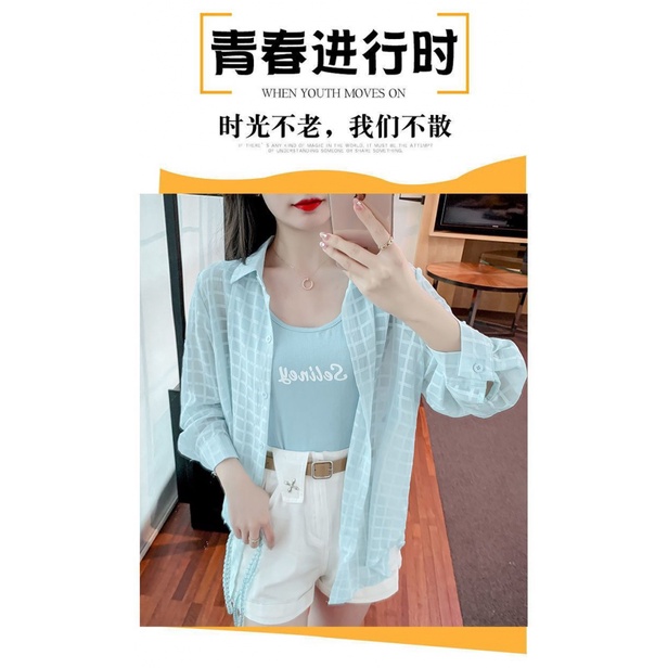 Set Áo Sơ Mi Ba Món Phối Quần Short Thời Trang Mùa Hè 2023 Mới Cho Nữ