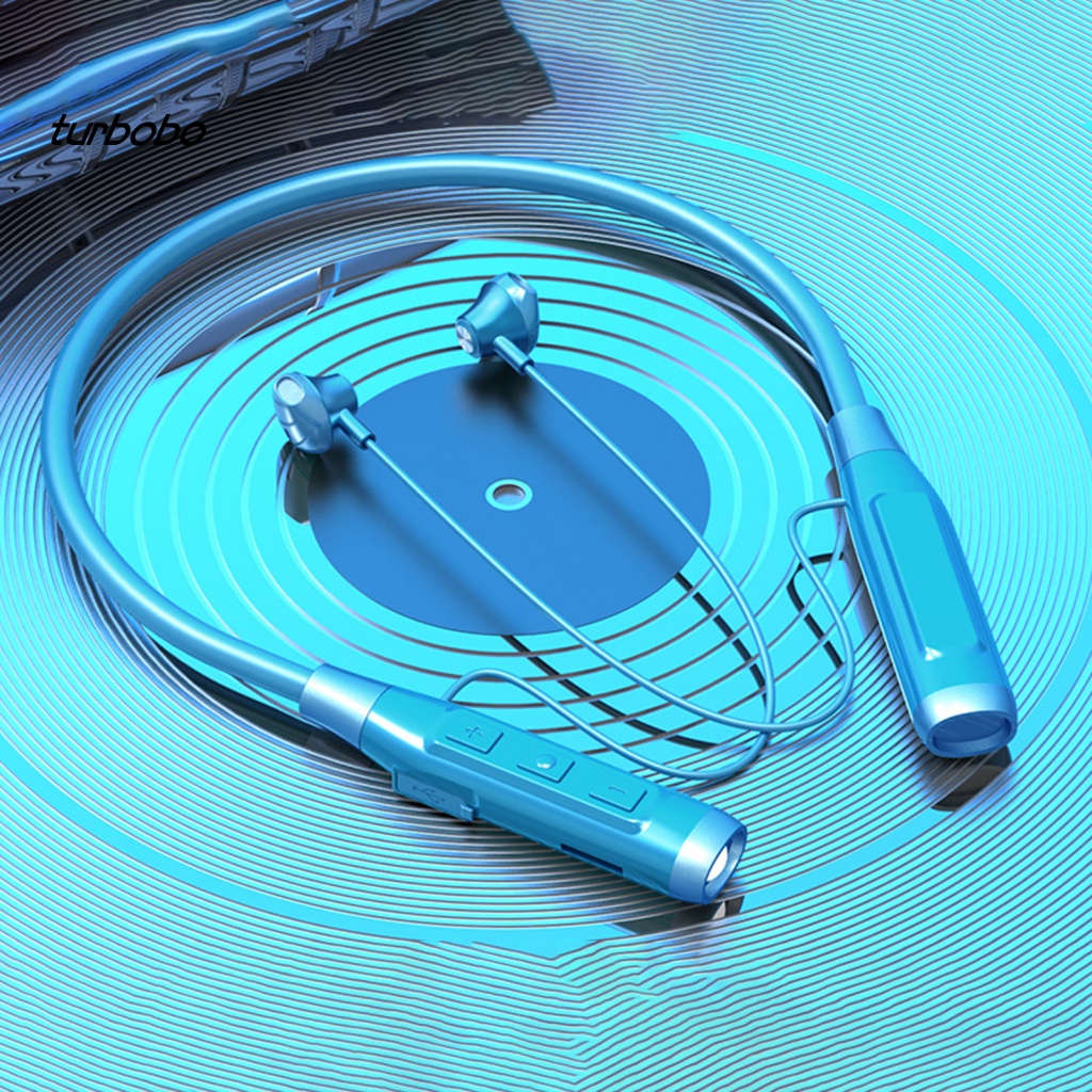 Turbobo Tai Nghe Thể Thao Không Dây Bluetooth 5.2 IPX5 Chống Nước Có Đèn Pin Từ Tính