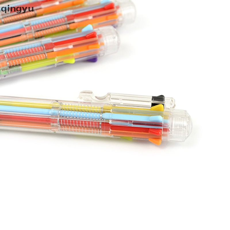 Bút Bi 8 Trong 1 Nhiều Màu Sắc Dành Cho Học Sinh / Văn Phòng