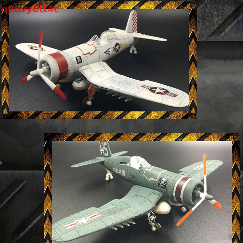 Đồ chơi mô hình máy bay chiến đấu lắp ráp quy mô 1/48 máy bay chiến đấu cánh quạt Diecast war-ii mới