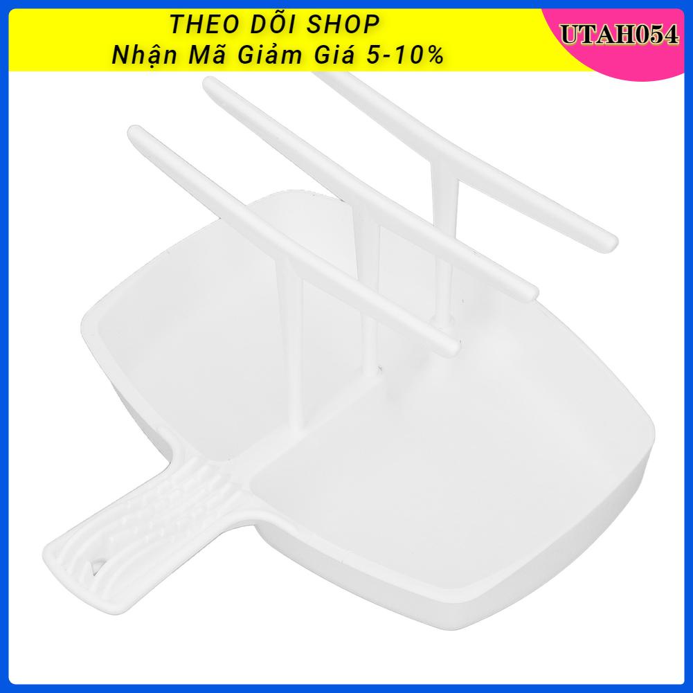 Utah054 Khay đựng thịt xông khói bằng nhựa PP Tốt cho sức khỏe Sắc nét hơn Chịu nhiệt Lò vi sóng Màu trắng