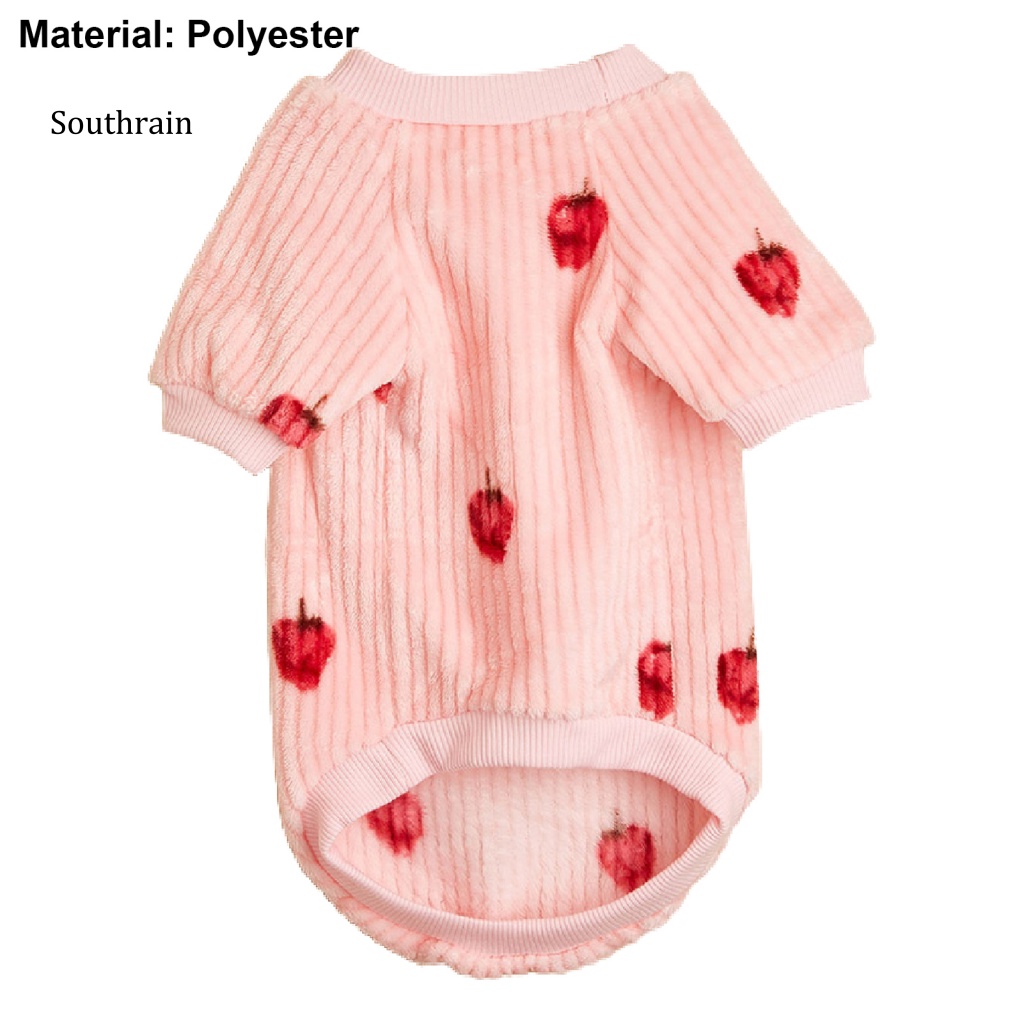Áo Khoác Polyester In Họa Tiết Hoạt Hình Chống Mài Mòn Thời Trang Thu Đông Cho Thú Cưng