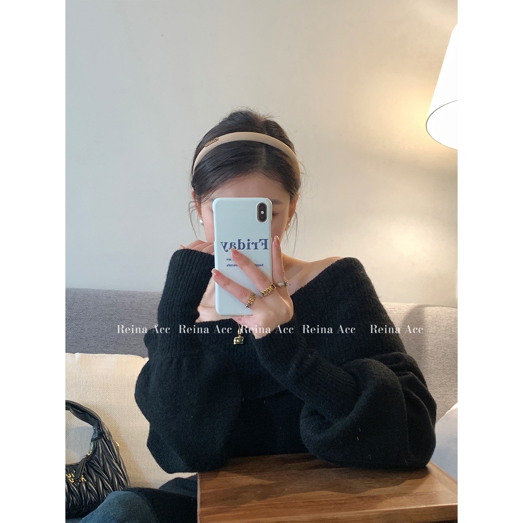 Băng Đô In Chữ Thời Trang Nữ Tính