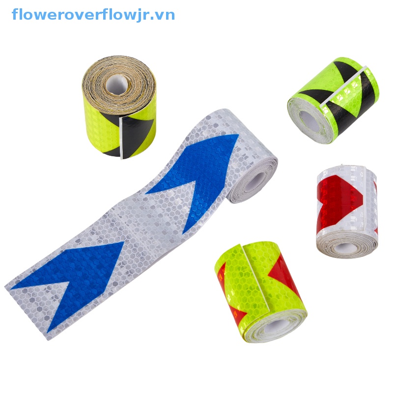 Băng Keo Phản Quang Cảnh Báo An Toàn Kích Thước 5x300CM Trang Trí Xe Hơi