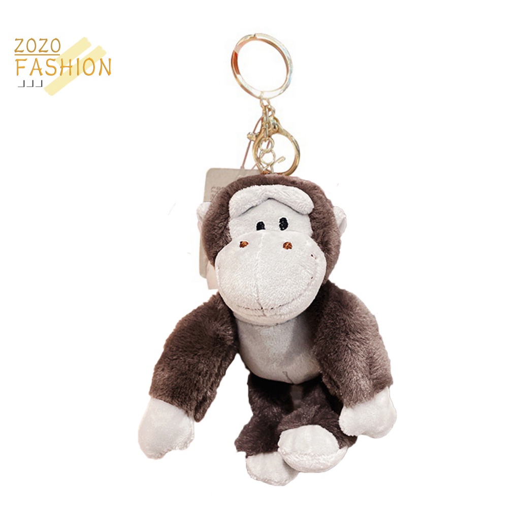 Móc Khóa Hình Khỉ Nhồi Bông Dễ Thương