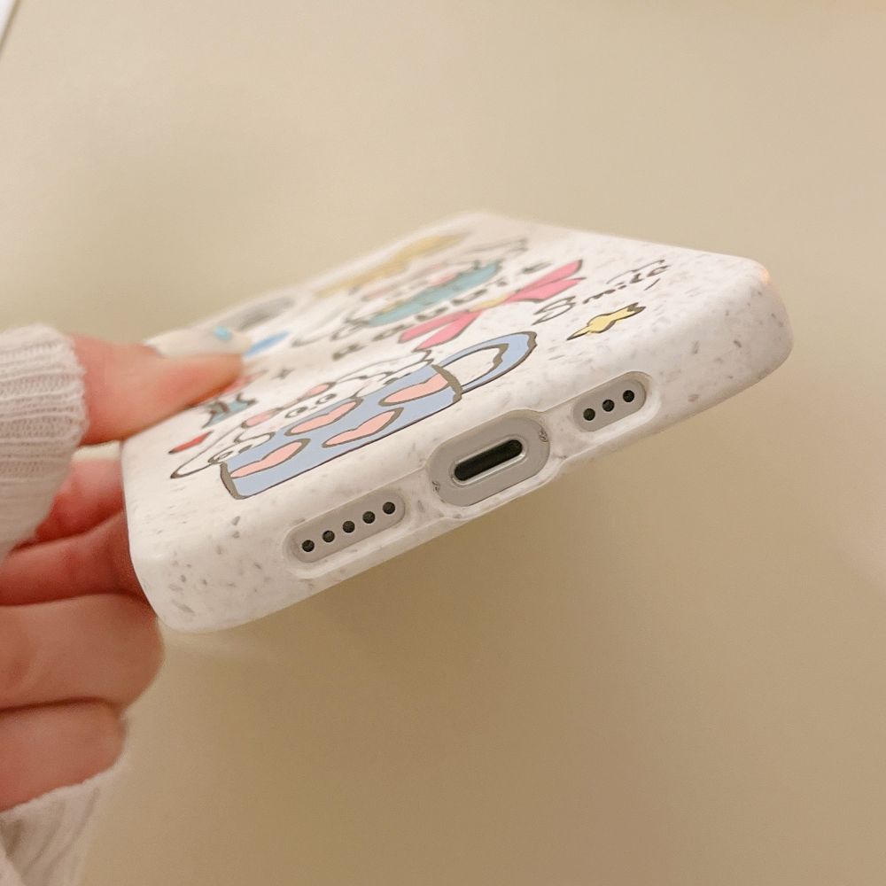 Ốp Điện Thoại TPU Mềm Chống Sốc Chống Bụi Hình Thỏ Hoạt Hình Cho IPhone 11 14 13 12 Pro Max XS XR 7 8 Plus