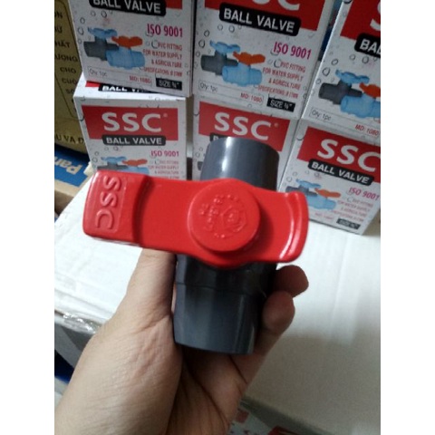 Van Khóa Bi Nhựa Ống Nước PVC 21, 27, 34, 42, 48, 60 SIÊU RẺ