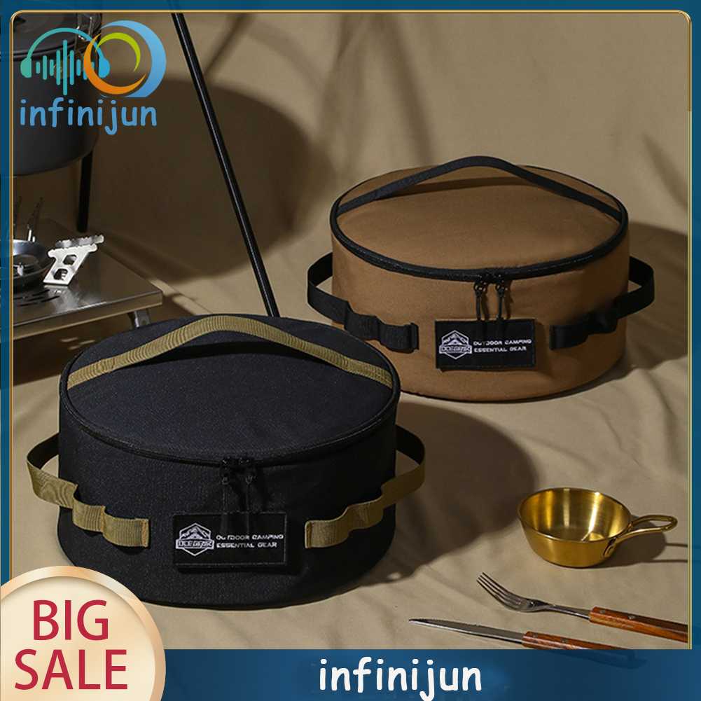 Túi Đựng Dụng Cụ Nấu Ăn Cắm Trại Chống Rơi Vỡ Giá Đỡ