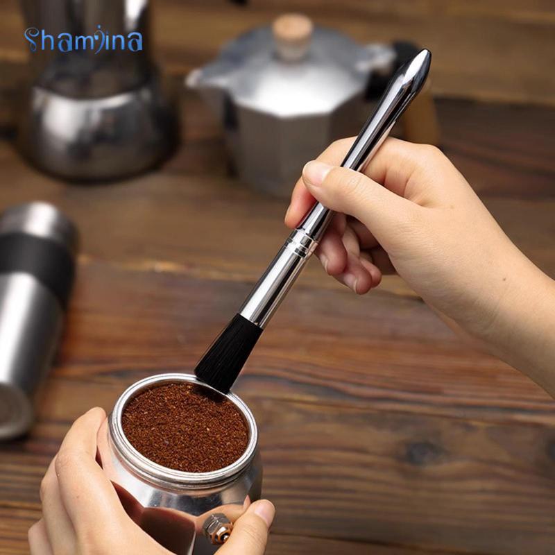 Shamjina Chổi Nylon Vệ Sinh Máy Xay Cà Phê Tiện Dụng