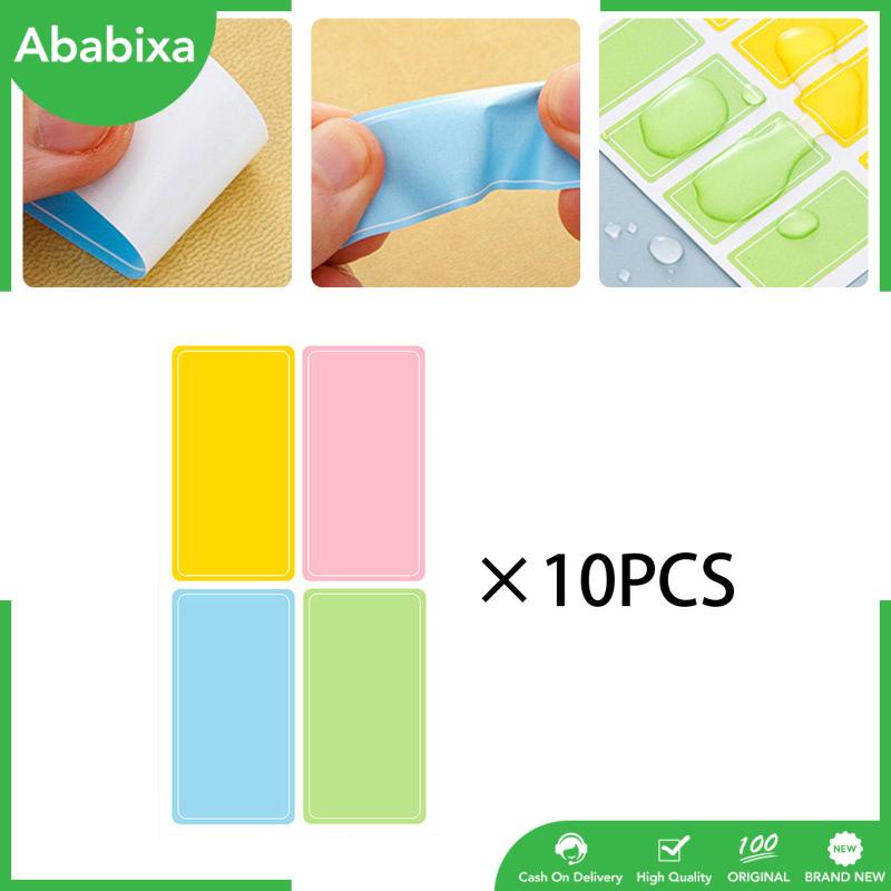 [Ababixa] Giấy Dán Ghi Chú Đánh Dấu Trang Siêu Bền Không Thấm Nước Chống Dầu Nhiều Màu Sắc