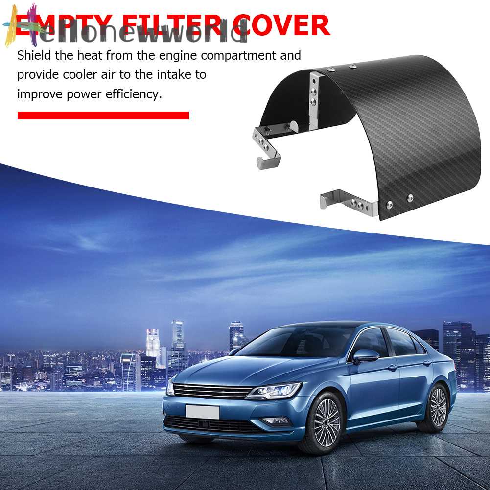 Ốp Bọc Bộ Lọc Khí Hình Nón Bằng Sợi Carbon Cho Cổ 2.5-5.5 inch