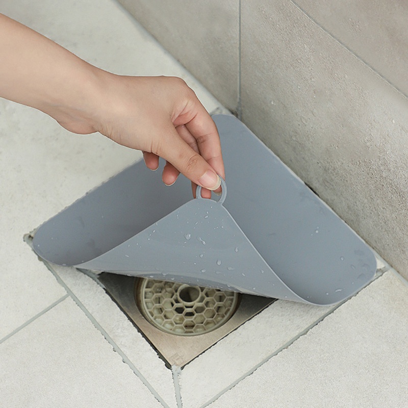 Nắp Đậy Cống Thoát Nước Sàn Nhà Bằng Silicon Dày Dặn Khử Mùi Chống Côn Trùng Ốp - HSU