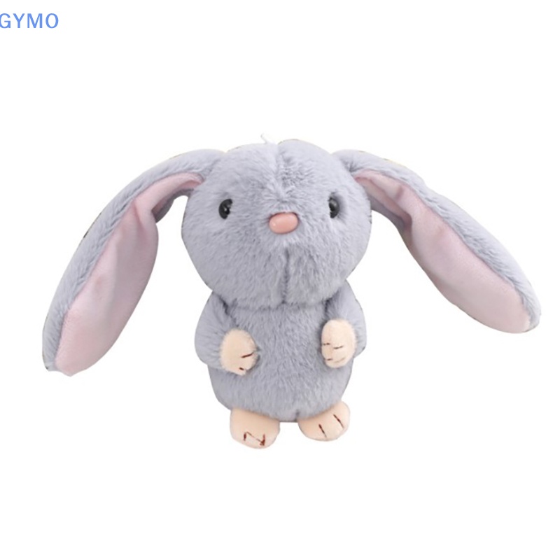 [cxGYMO] Móc Khóa Thỏ Trắng Nhồi Bông Dài Dễ Thương Dùng Làm Quà Tặng Cho Bé