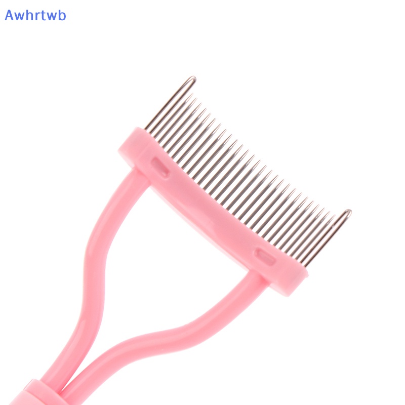 Lược Chải Lông Mày Hai Đầu Bằng Thép Có Thể Gấp Gọn Tiện Lợi