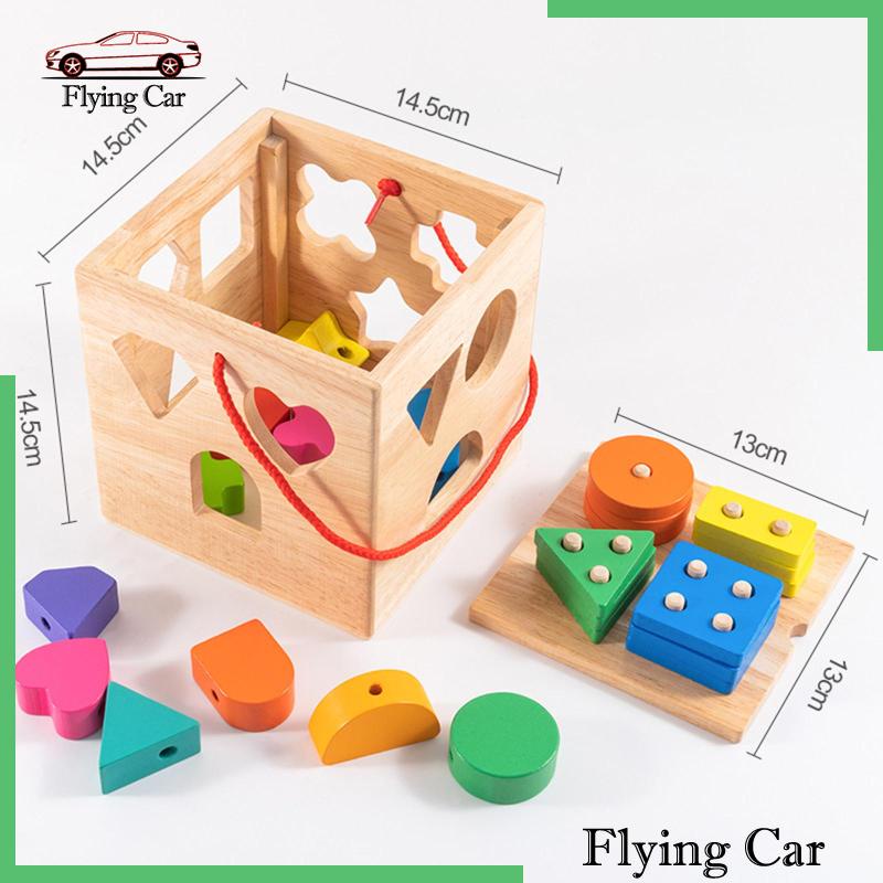 Hộp Đồ Chơi Lắp Ráp Bằng Gỗ Lzdjfmy2 Dành Cho Bé Mẫu Giáo 2-3 Tuổi