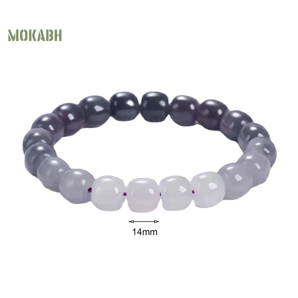 Vòng Đeo Tay Chuỗi Hạt Màu Loang Trong Suốt Thời Trang Thanh Lịch Dành Cho Nữ