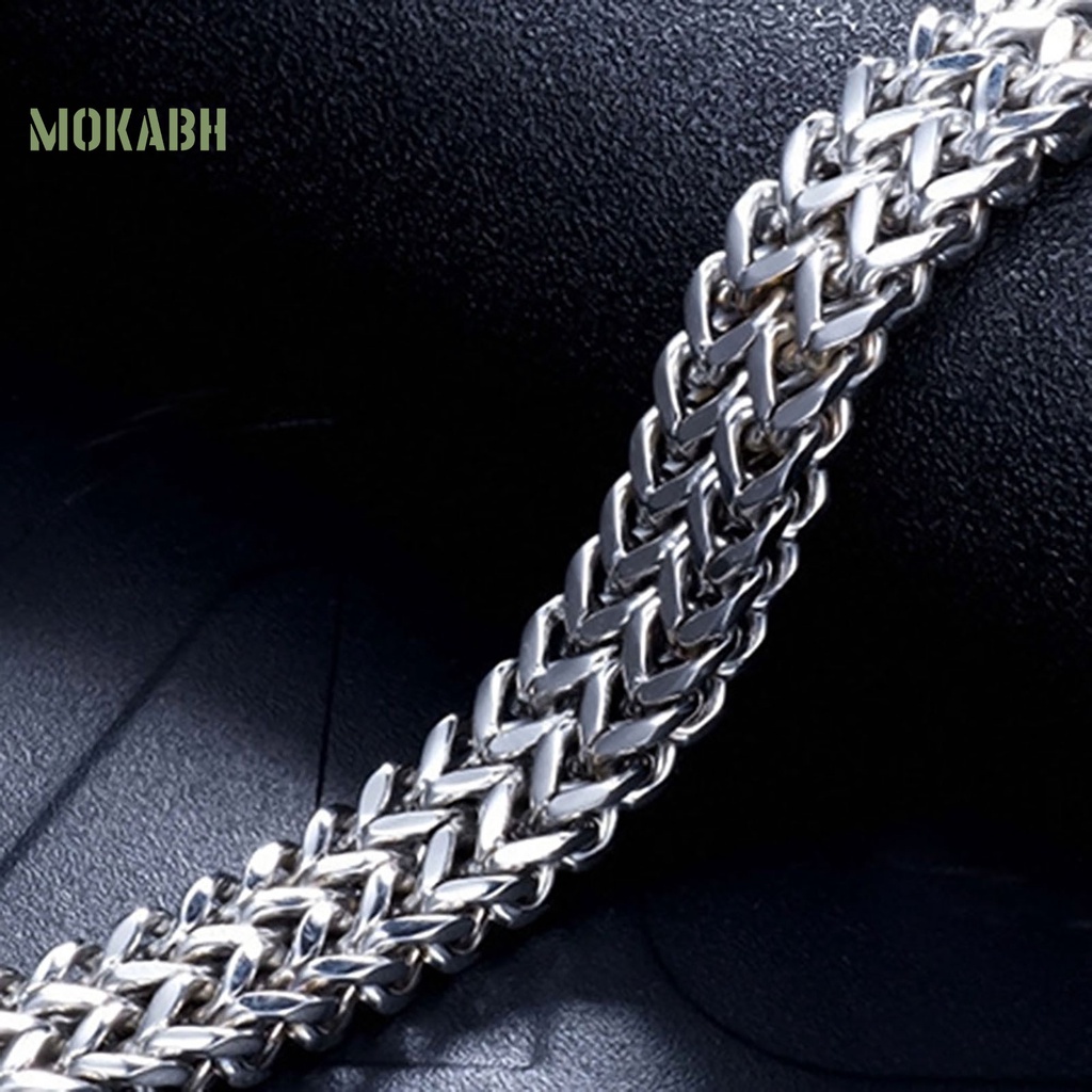 Vòng Tay Dây Bện Bằng Thép Titan Thân Thiện Với Da Cho Nam