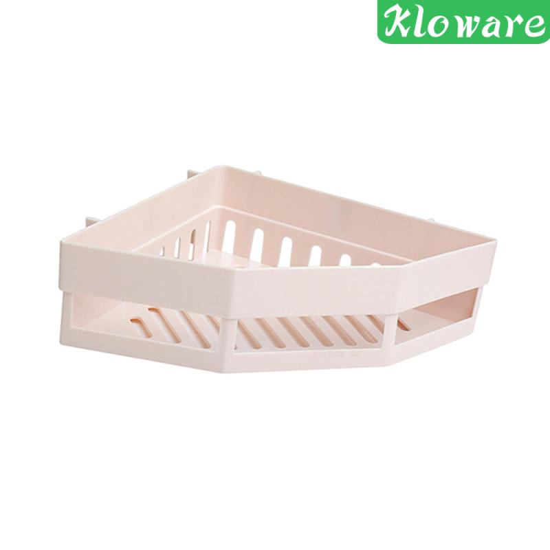 Kệ Đựng Dầu Gội Hình Tam Giác Gắn Góc Tường Chống Rỉ Sét Tiện Dụng Cho Nhà Tắm / Nhà Bếp