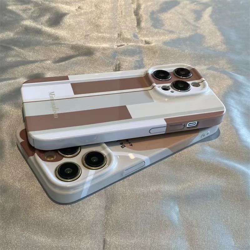 Ốp Điện Thoại Cứng Siêu Mỏng Họa Tiết Hình Học Cho Iphone 12 11 13 14Promax 14pro AP6W