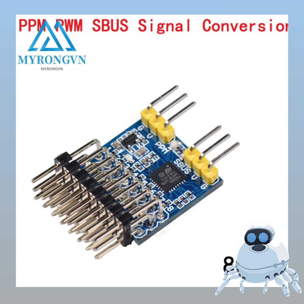 Mô-đun Chuyển Đổi Tín Hiệu 8CH PPM PWM SBUS Cho Máy Bay Điều Khiển Từ Xa