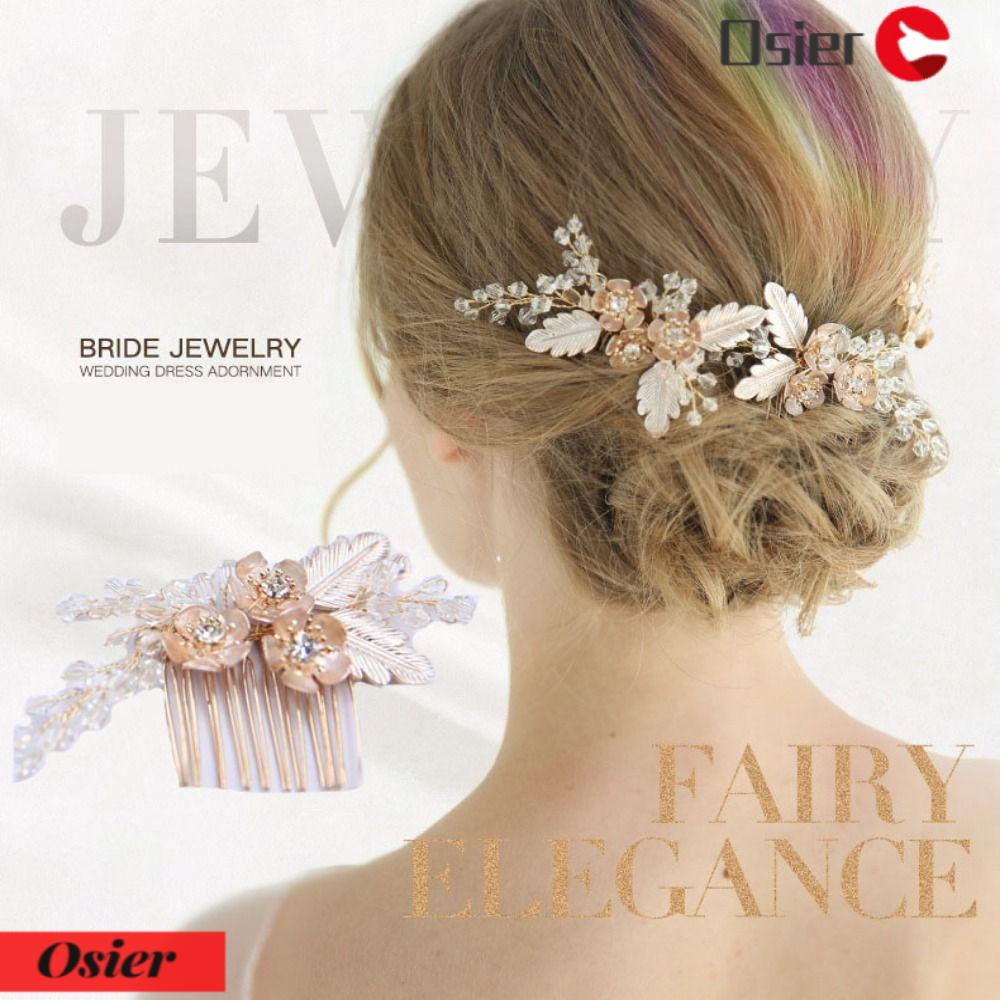 Lược Cài Tóc Bằng Hợp Kim Sang Trọng 1 Cái Cho Cô Dâu