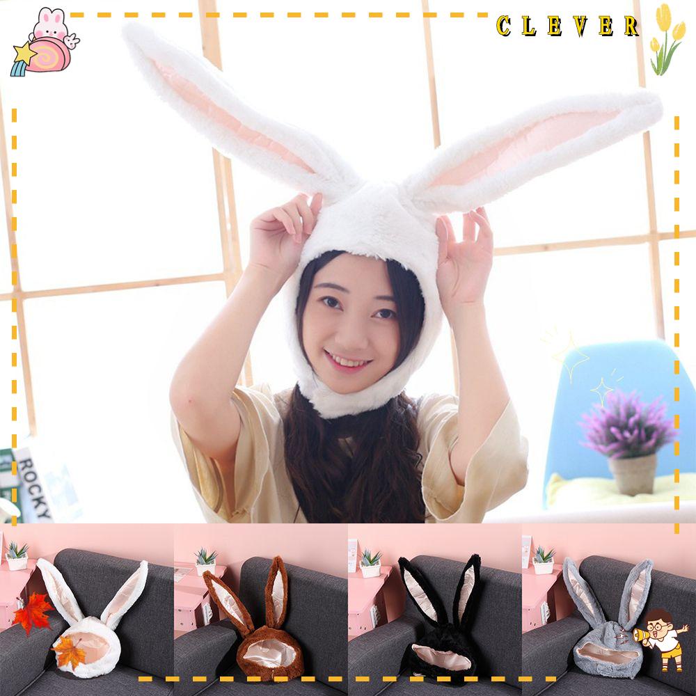 Nón Tai Thỏ Bằng Vải Bông Dễ Thương Dùng Trang Trí Tiệc Hóa Trang