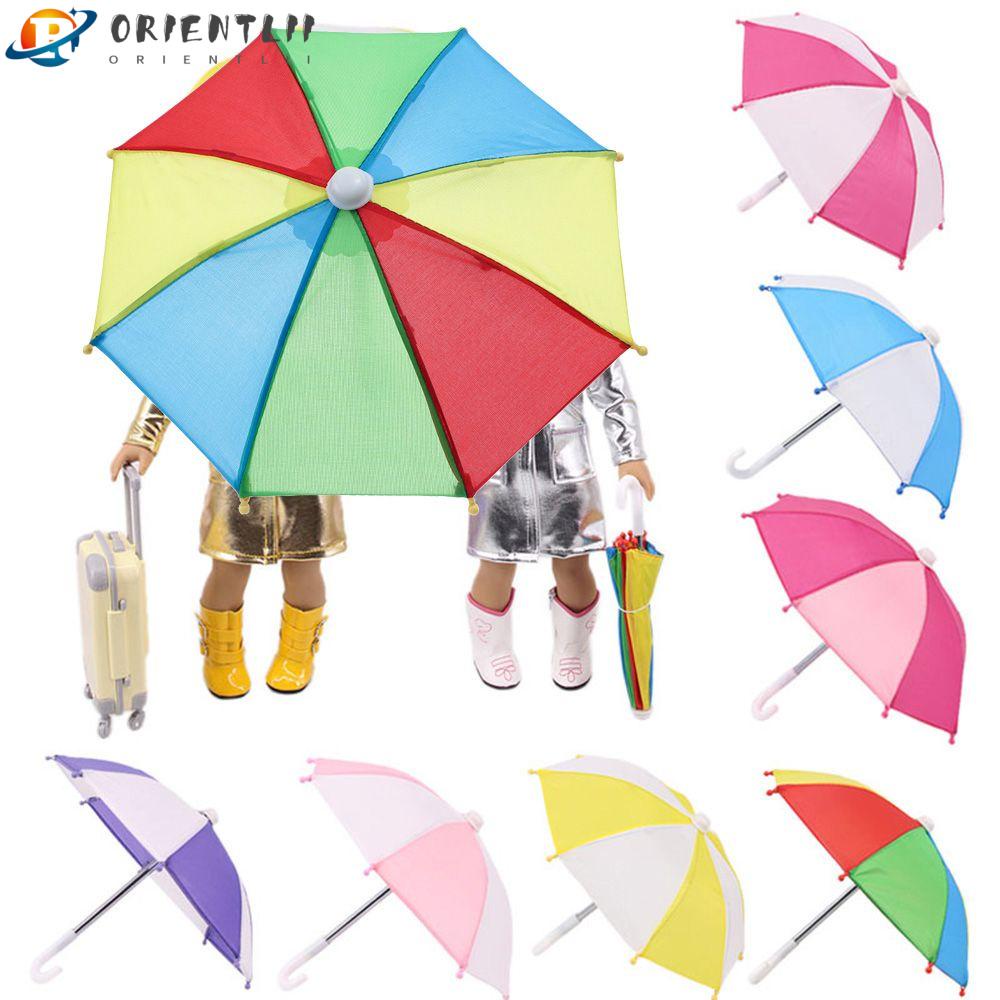 Dù Đồ Chơi Nhiều Màu Sắc Dành Cho Búp Bê 18 Inch / 43CM