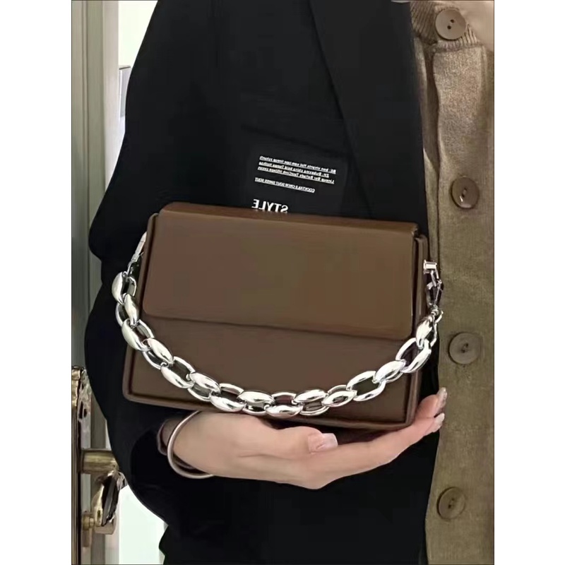 Túi Đeo Chéo Hình Vuông Phong Cách niche Thời Trang Cao Cấp Cho Nữ