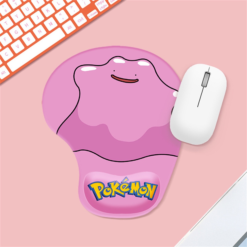 SANRIO Miếng Lót Chuột Có Đệm Mềm 3D Chống Trượt Hình Kuromi Melody Katie Psyduck