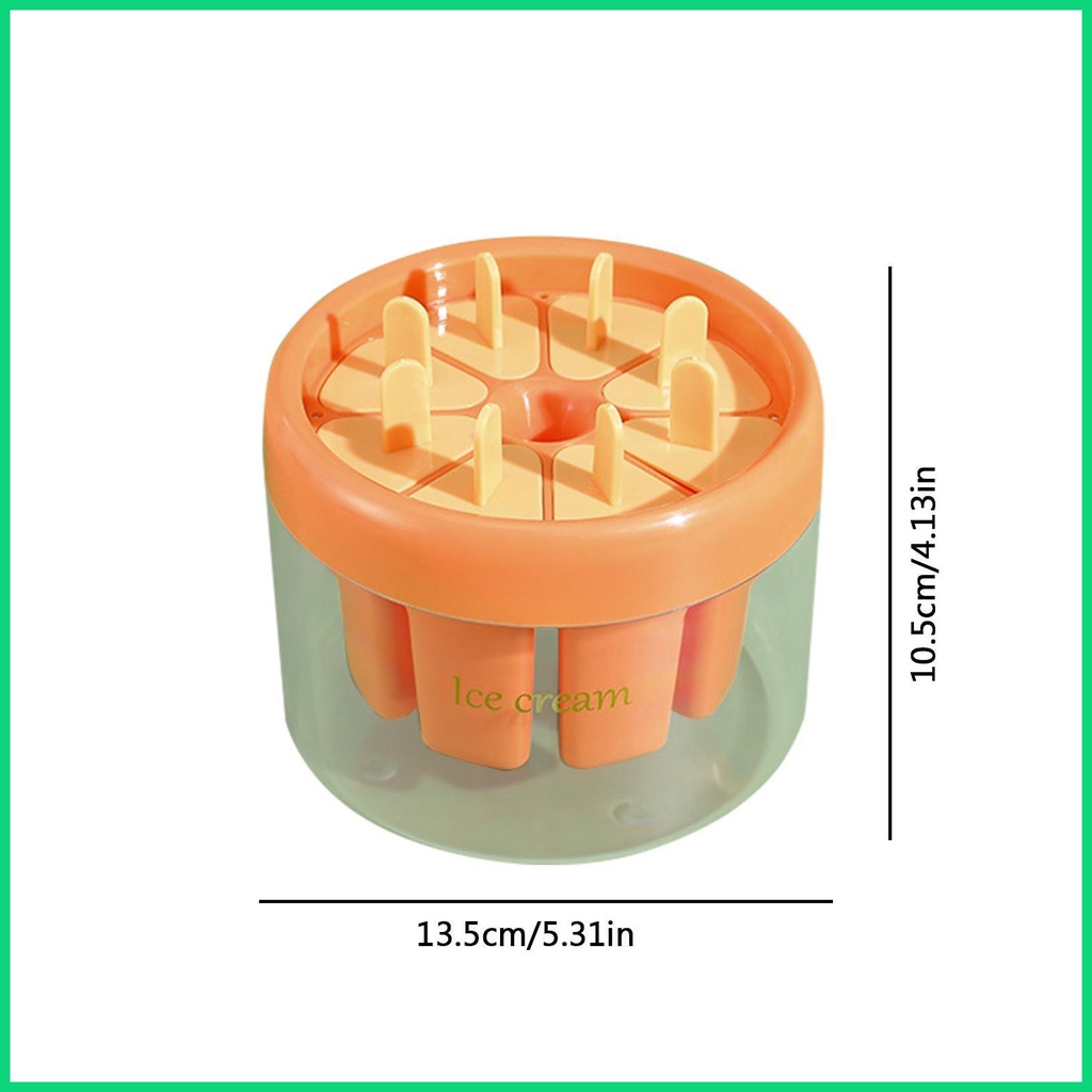 Khuôn Làm Kem 6 Ngăn Dễ Tháo Lắp Tiện Dụng Cho Gia Đình DIY