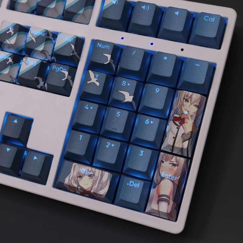 Kashima Keycaps Cherry Profile Anime Antai Collection PBT Dye Sub Bàn Phím Cơ Keycap