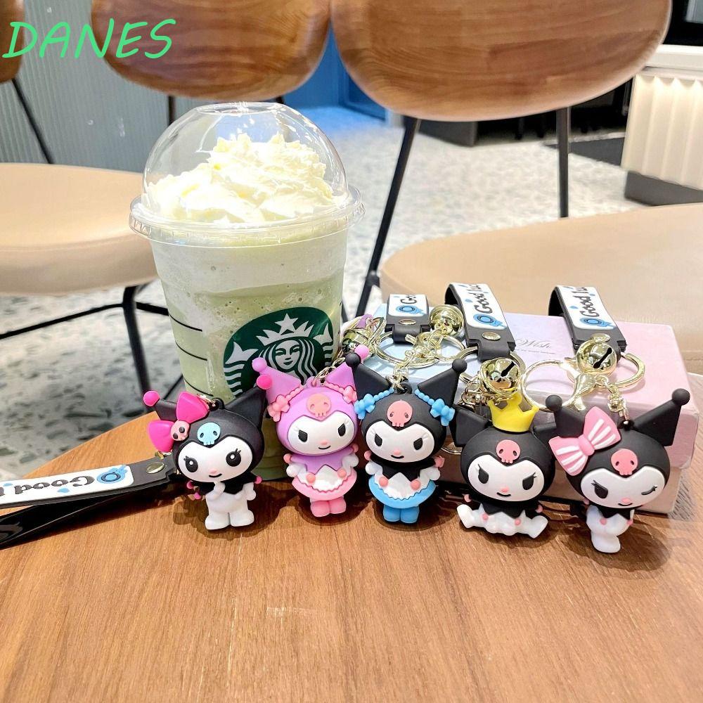 Móc Khóa Cao Su Mềm Hình Búp Bê Kuromi Đáng Yêu