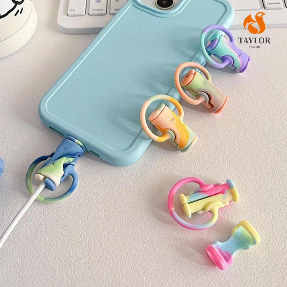 1 Dụng Cụ Bảo Vệ Dây Cáp Chống Đứt Gãy Bằng Silicone Mềm|Vỏ Bọc Bảo Vệ Dây Cáp Sạc Tiện Dụng