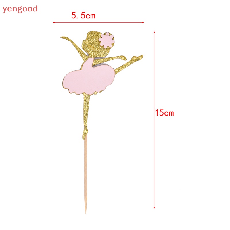 Set 10 Phụ Kiện Trang Trí Bánh Cupcake Chủ Đề Giáng Sinh Đáng Yêu