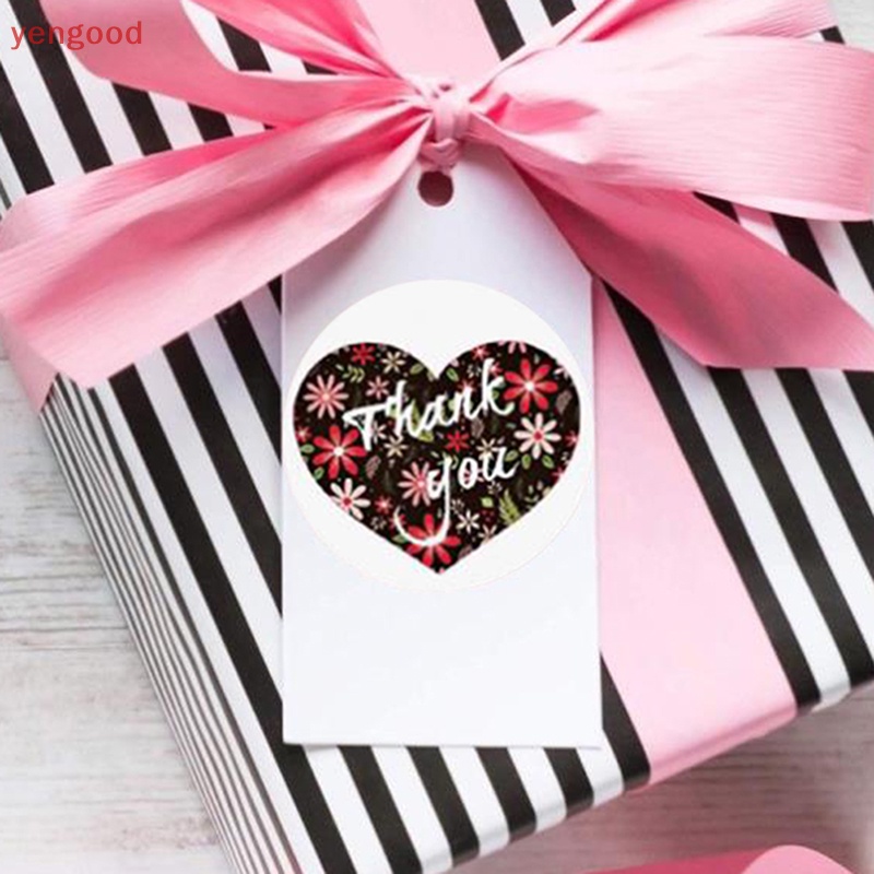 Cuộn 500 Miếng Dán Trang Trí Hình Trái Tim Dễ Thương