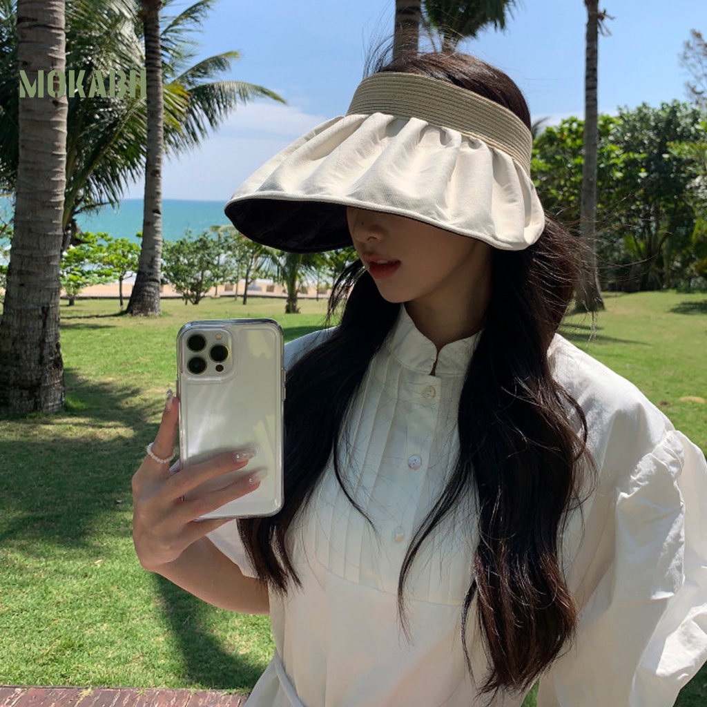 Nón Lưỡi Trai Nửa Đầu Chống Tia UV Thời Trang Mùa Hè Cho Nữ