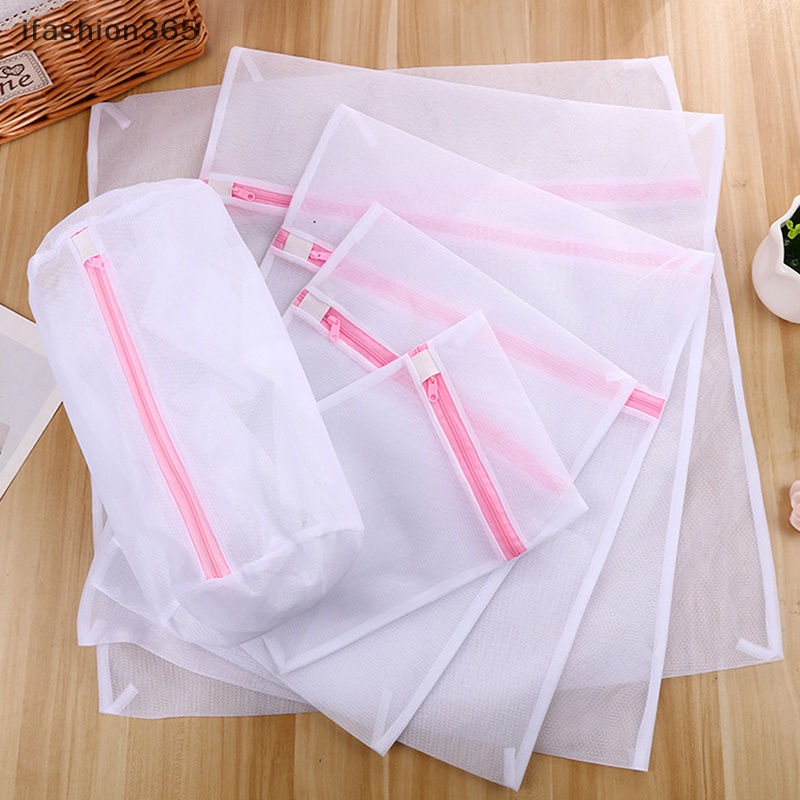 Túi Lưới Giặt Đồ Lót / Vớ Có Khóa Kéo 3 Kích Thước Tùy Chọn Tiện Dụng Thời Trang ifashion365