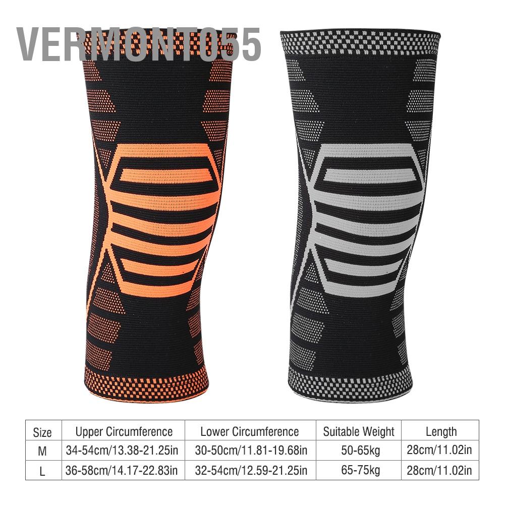 Vermont055 Tấm bảo vệ đầu gối thể thao Bọc hỗ trợ Miếng đệm tập dục Bóng rổ ngoài trời Dây đeo Nẹp