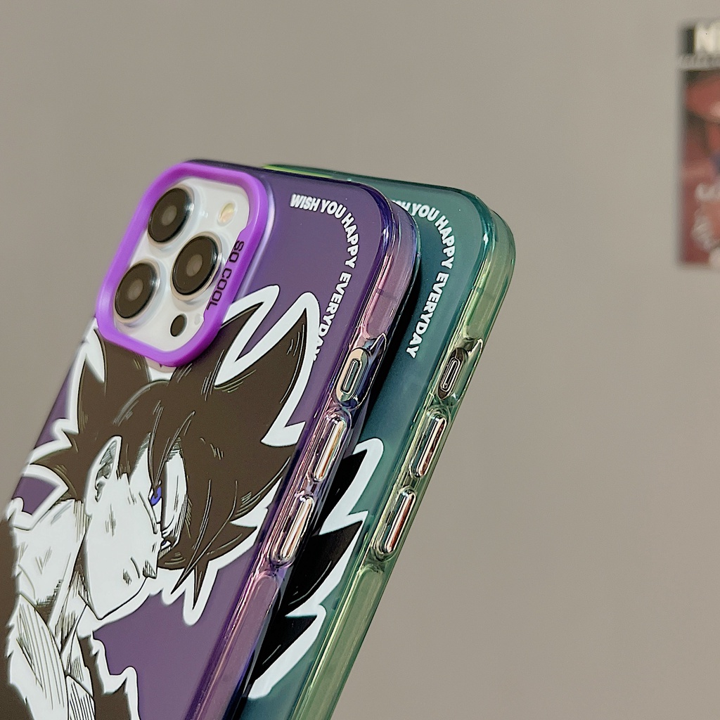 Ốp Điện Thoại TPU Mềm Nhám Trong Suốt Họa Tiết Dragon Ball Cho iPhone 11 13 12 14 Pro Max