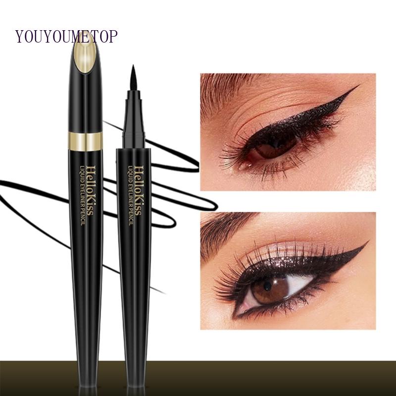 Bút Kẻ Mắt Dạng Lỏng YOUYO Màu Đen Nhanh Khô Chống Thấm Nước Không Nhòe