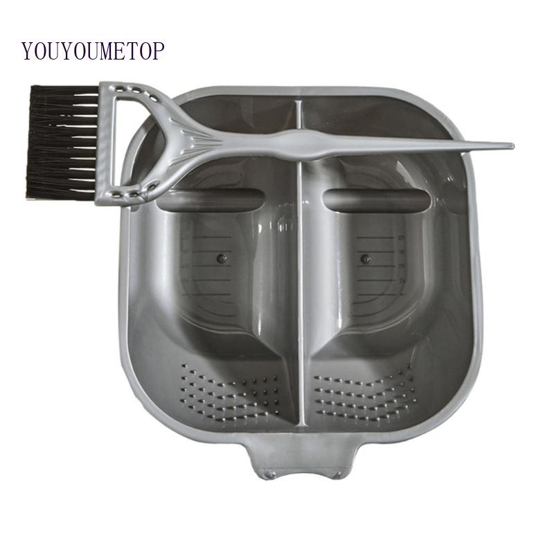 Bộ 2 Tô Nhuộm Tóc YOUYO Kèm Cọ Tạo Kiểu DIY Cho Salon