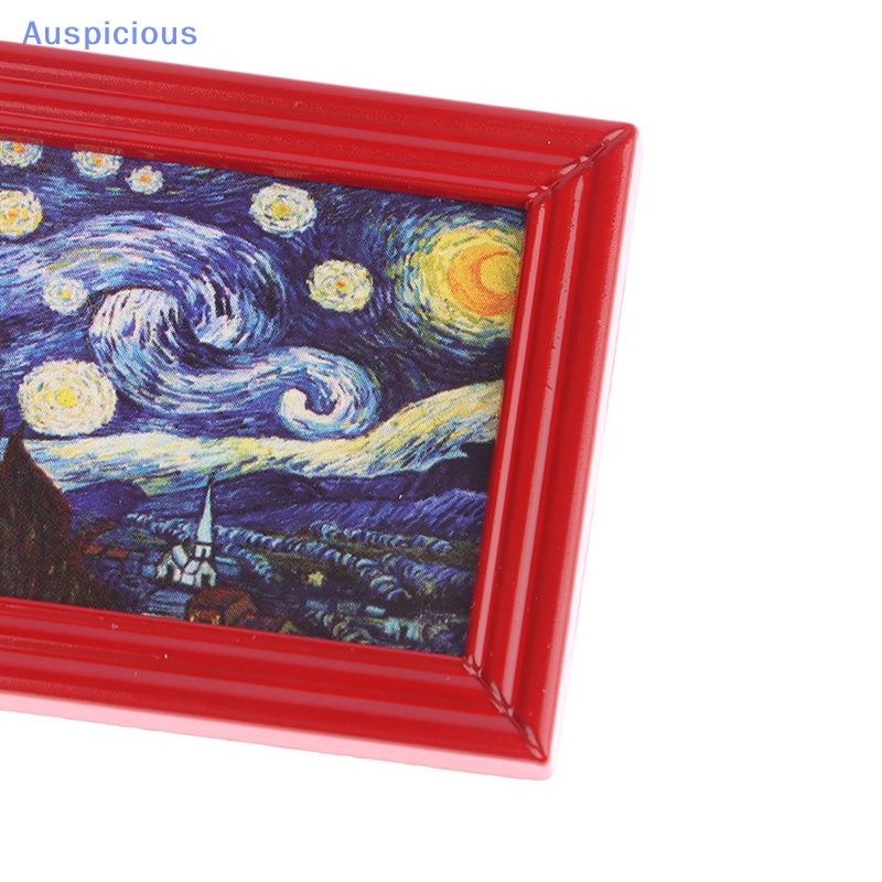 Tranh Sơn Dầu Hình Bầu Trời Sao Treo Trang Trí Nhà Búp Bê Tỉ Lệ 1: 12