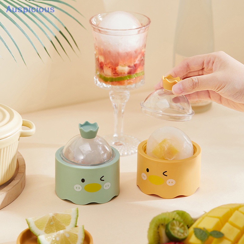 Khuôn Silicon Làm Đá Hình Quả Bóng Dễ Thương Nhanh Chóng Tiện Dụng Cho Nhà Bếp