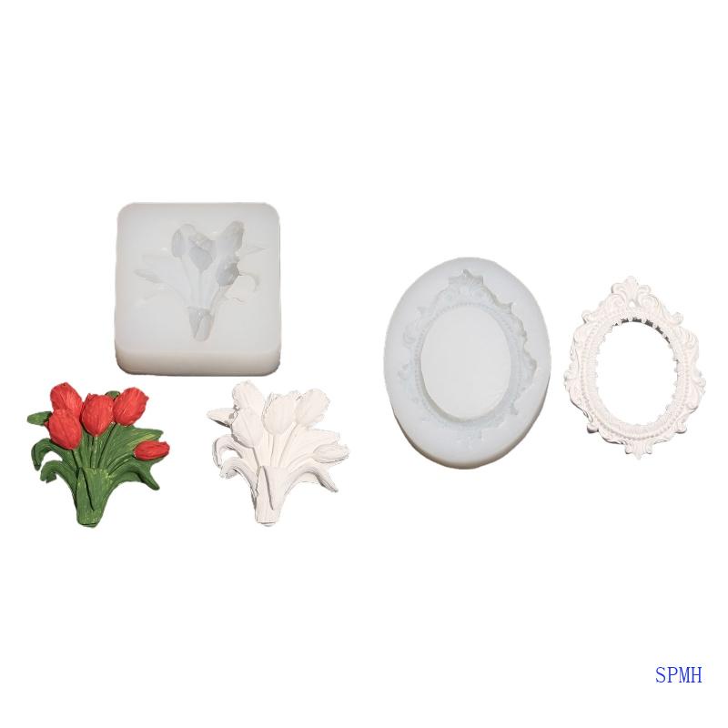 Khuôn Silicone Tạo Hình Khung Ảnh Trang Trí Xe Hơi DIY