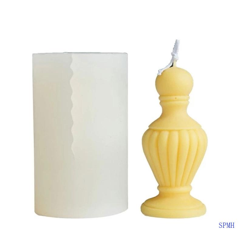 Khuôn Silicone Làm Nến DIY Hình Lọ Hoa Xinh Xắn